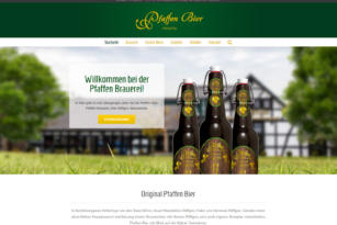 Der „Pfaffe“ geht online – Relaunch pfaffen-bier.de