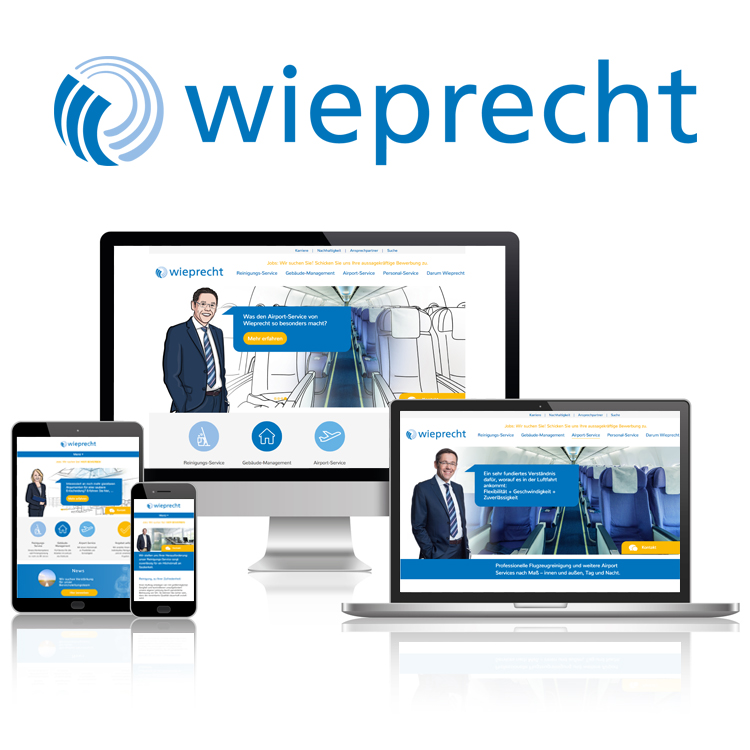 Wieprecht-Service – Website Relaunch