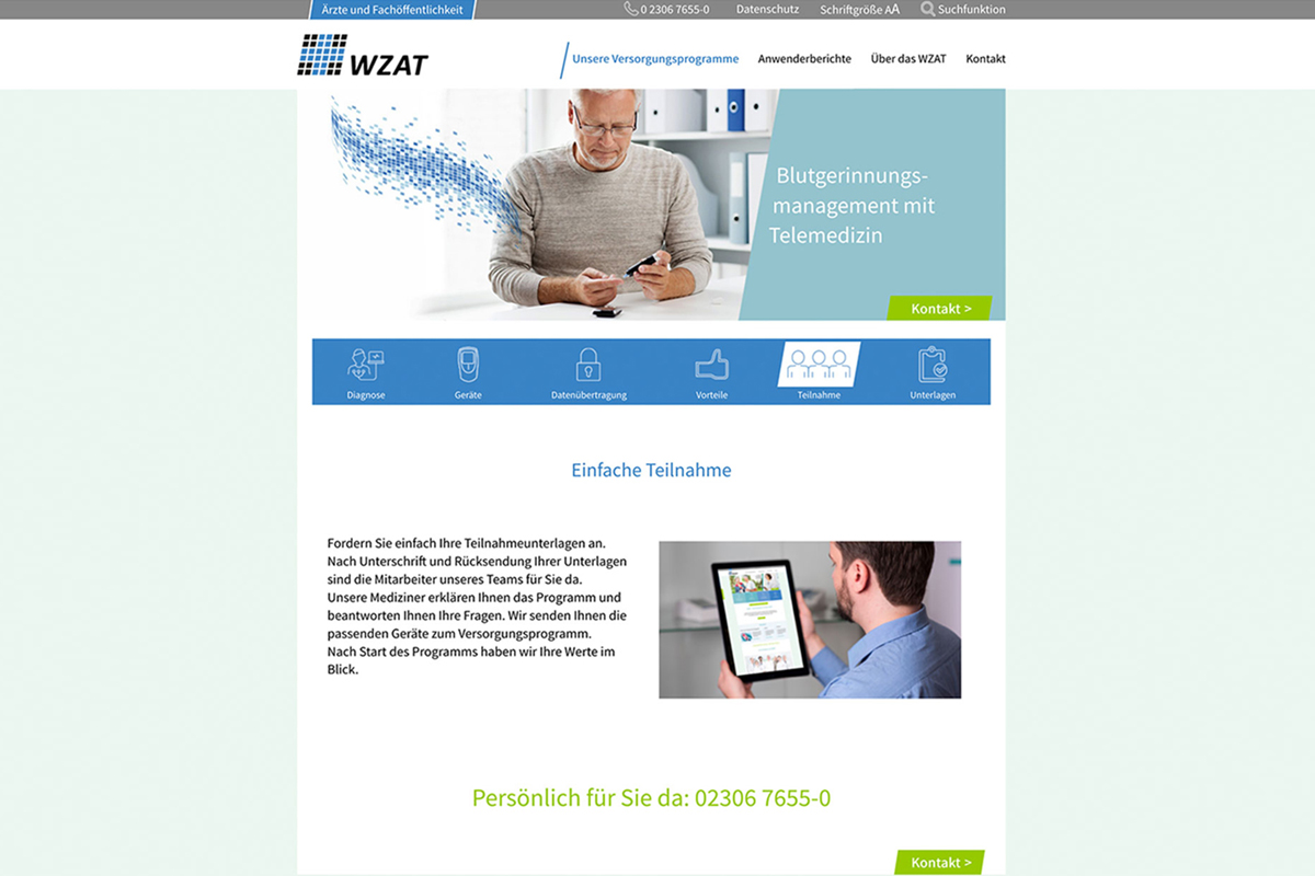 WZAT – Relaunch der Internetpräsenz