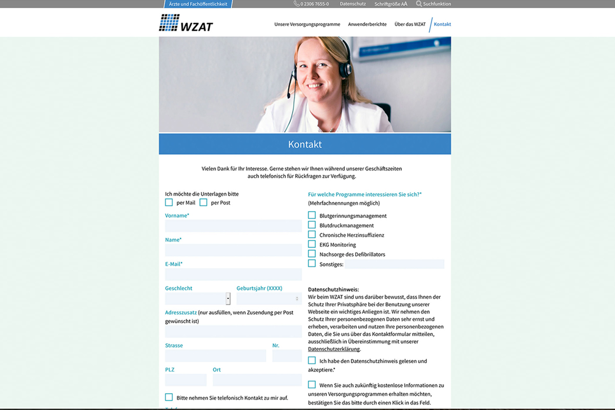 WZAT – Relaunch der Internetpräsenz