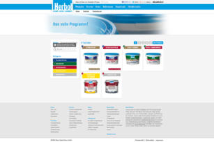 Herbol – Website Screendesign
