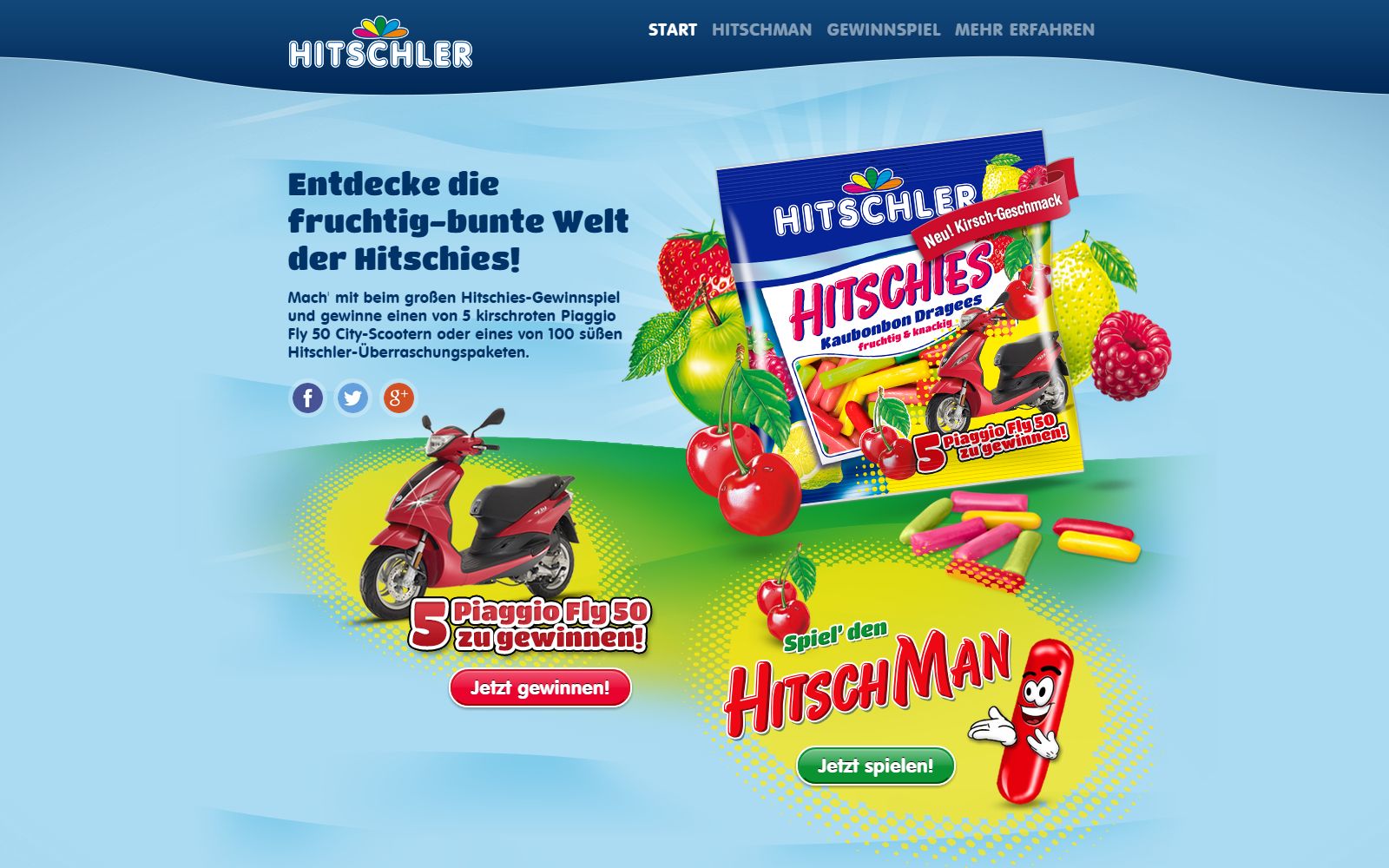 Hitschler – Microsite Hitschies Gewinnspiel