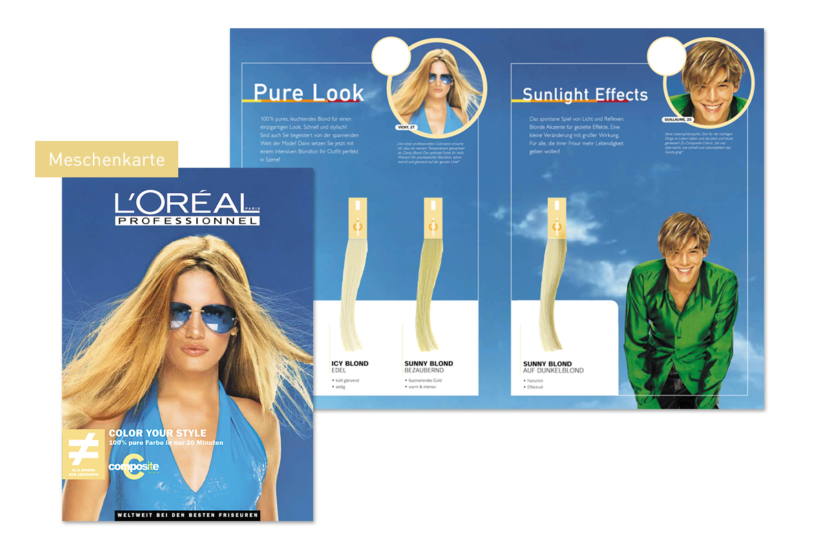 L’ORÉAL – Werbemittel COLOR YOUR STYLE