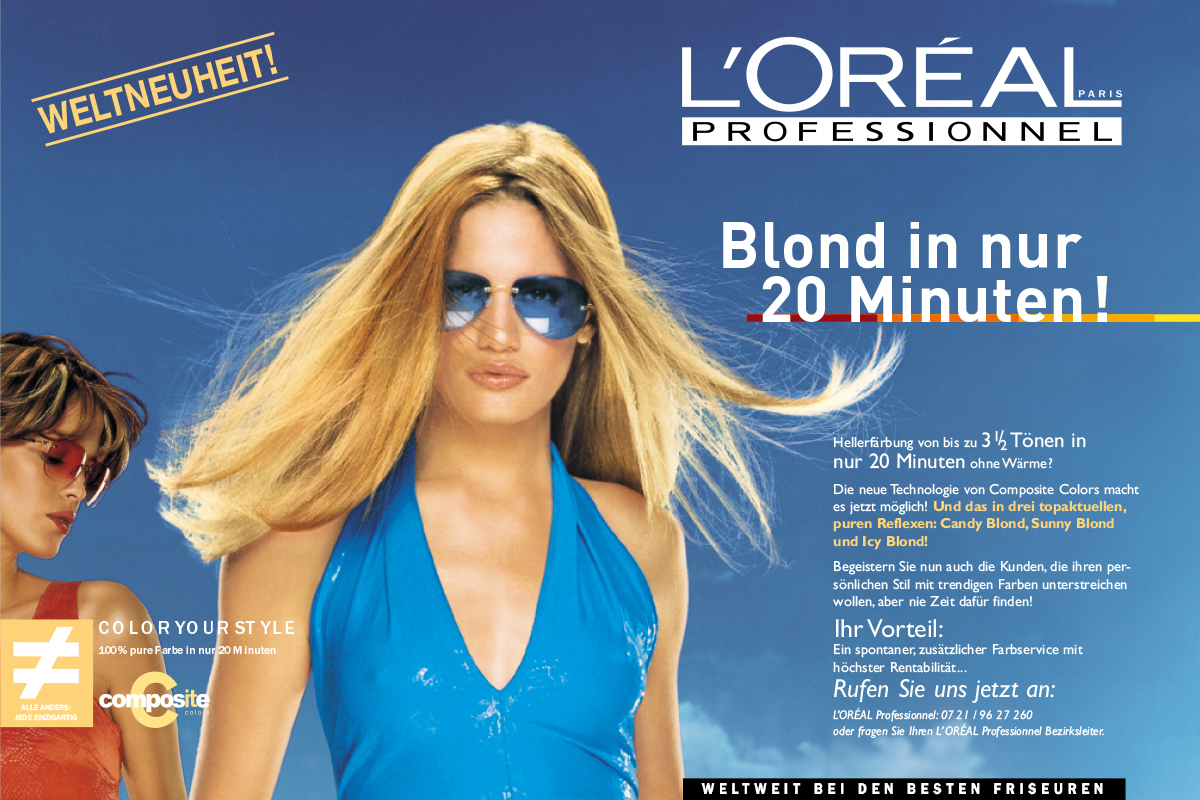 L’ORÉAL – Werbemittel COLOR YOUR STYLE