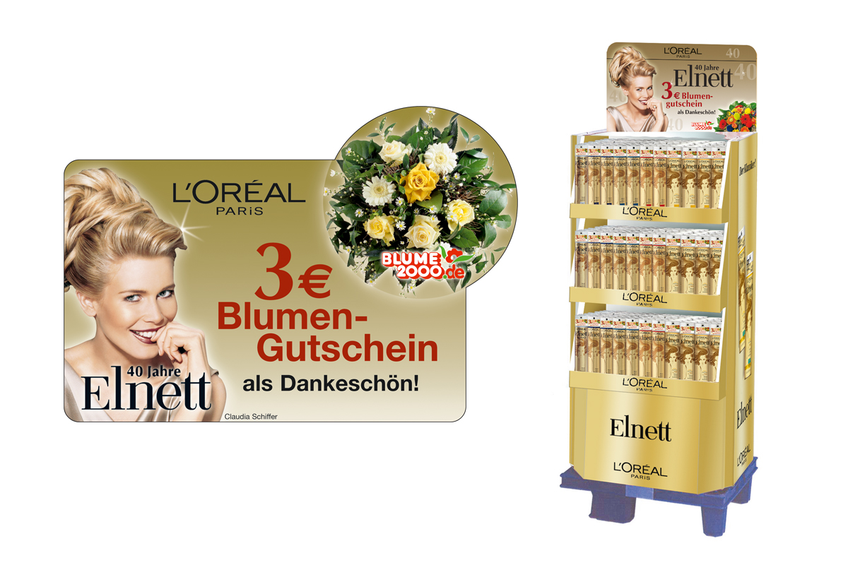 L’ORÉAL – Blumenaktion Elnett