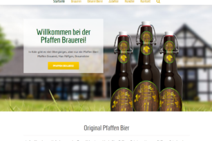 Pfaffen Bier – Website