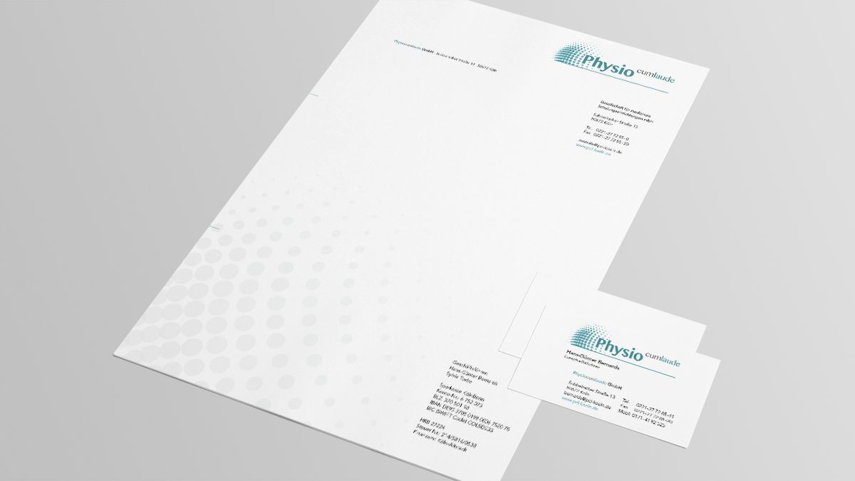 PhysioCum Laude Corporate Design