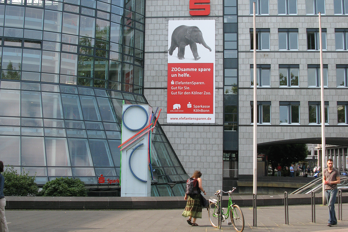 Sparkasse KölnBonn – Außenwerbung