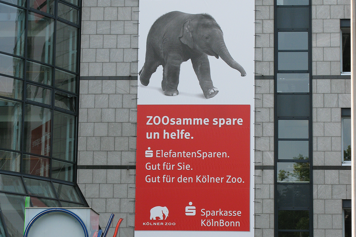 Sparkasse KölnBonn – Außenwerbung