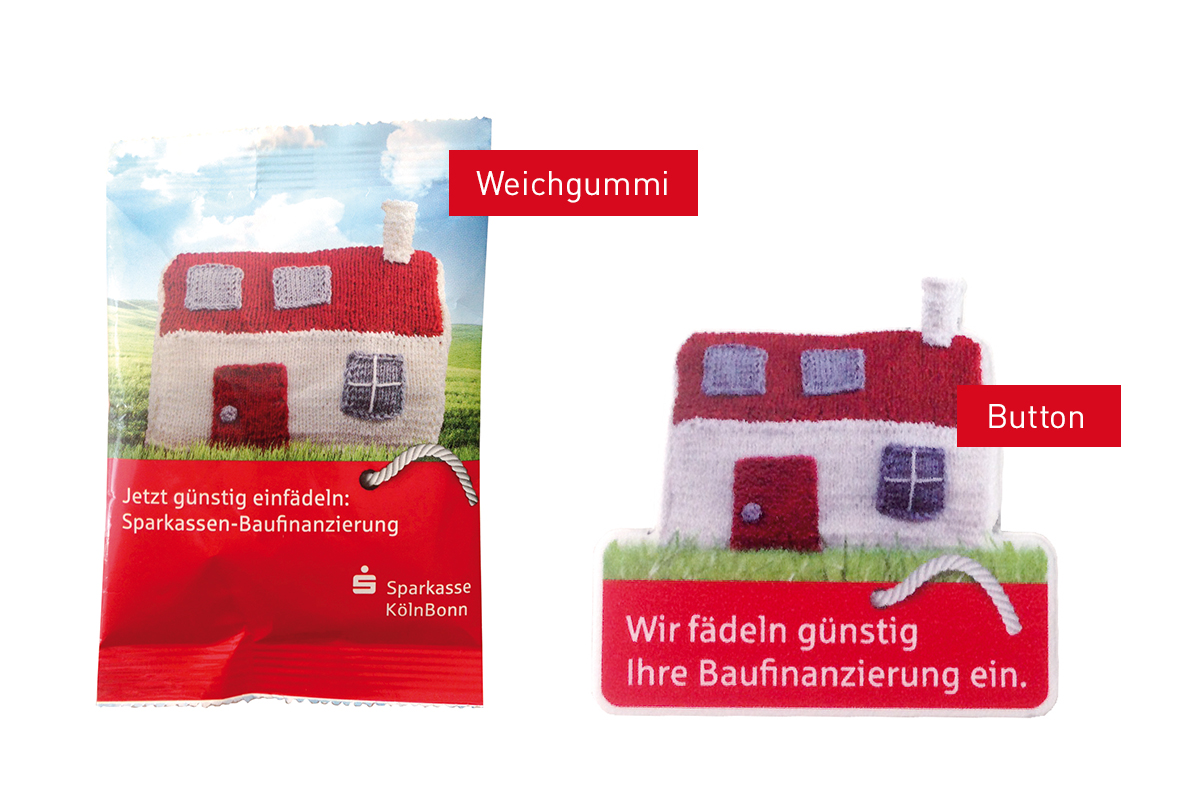 Sparkasse KölnBonn – Promotion und Dekoartikel