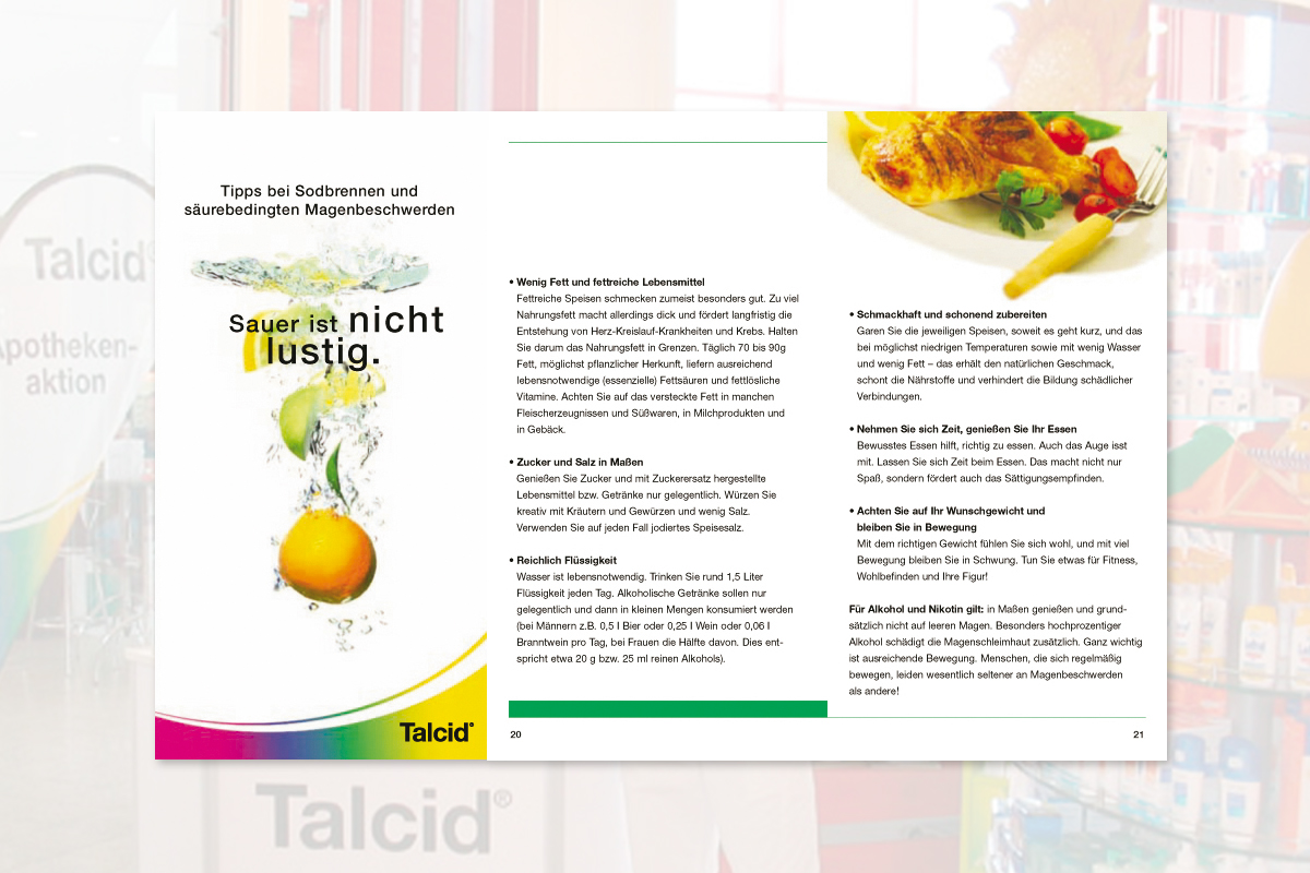 Bayer HealthCare – Talcid Apothekenpromotion