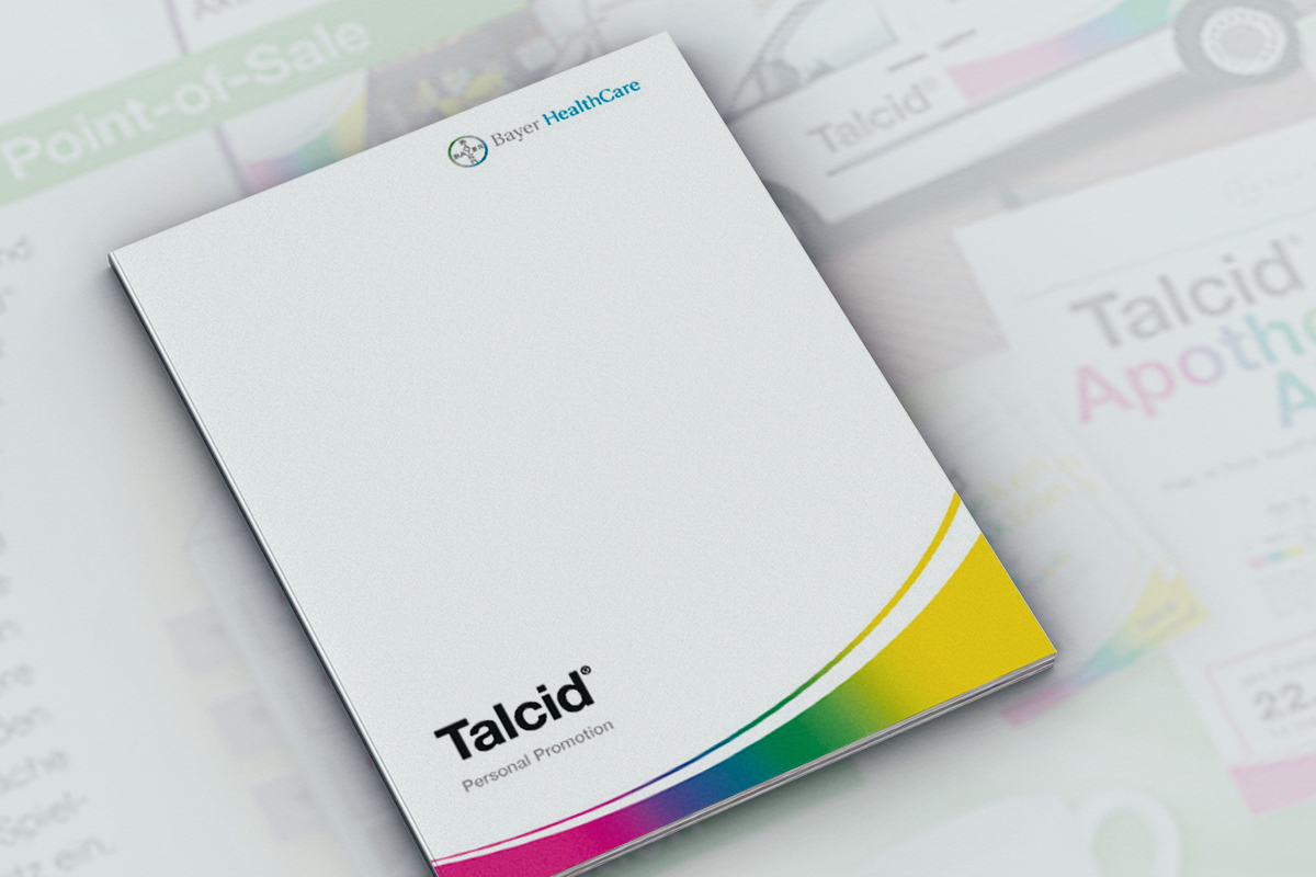 Bayer HealthCare – Talcid Aussendienstfolder