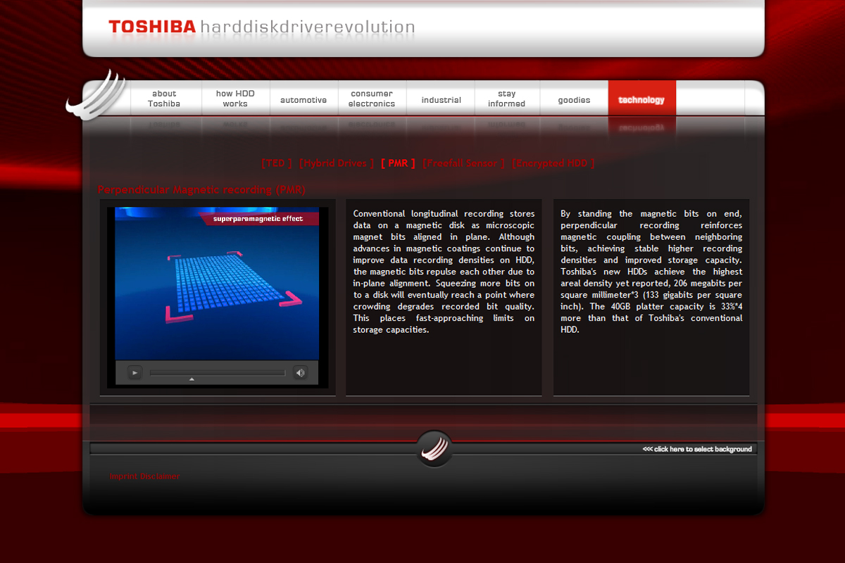 Toshiba – Website HDDR