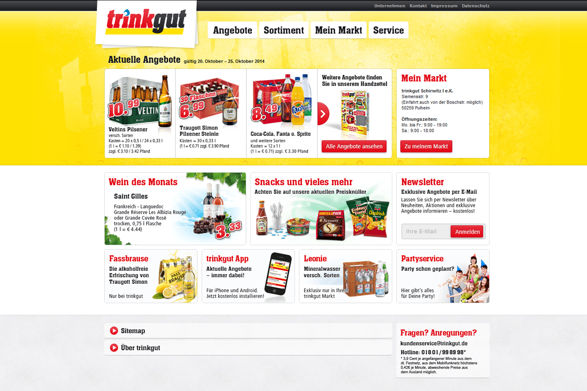 trinkgut – Website