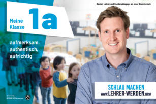 Informations- und Werbekampagne für den Lehrerberuf – Neukunde der KreativRealisten