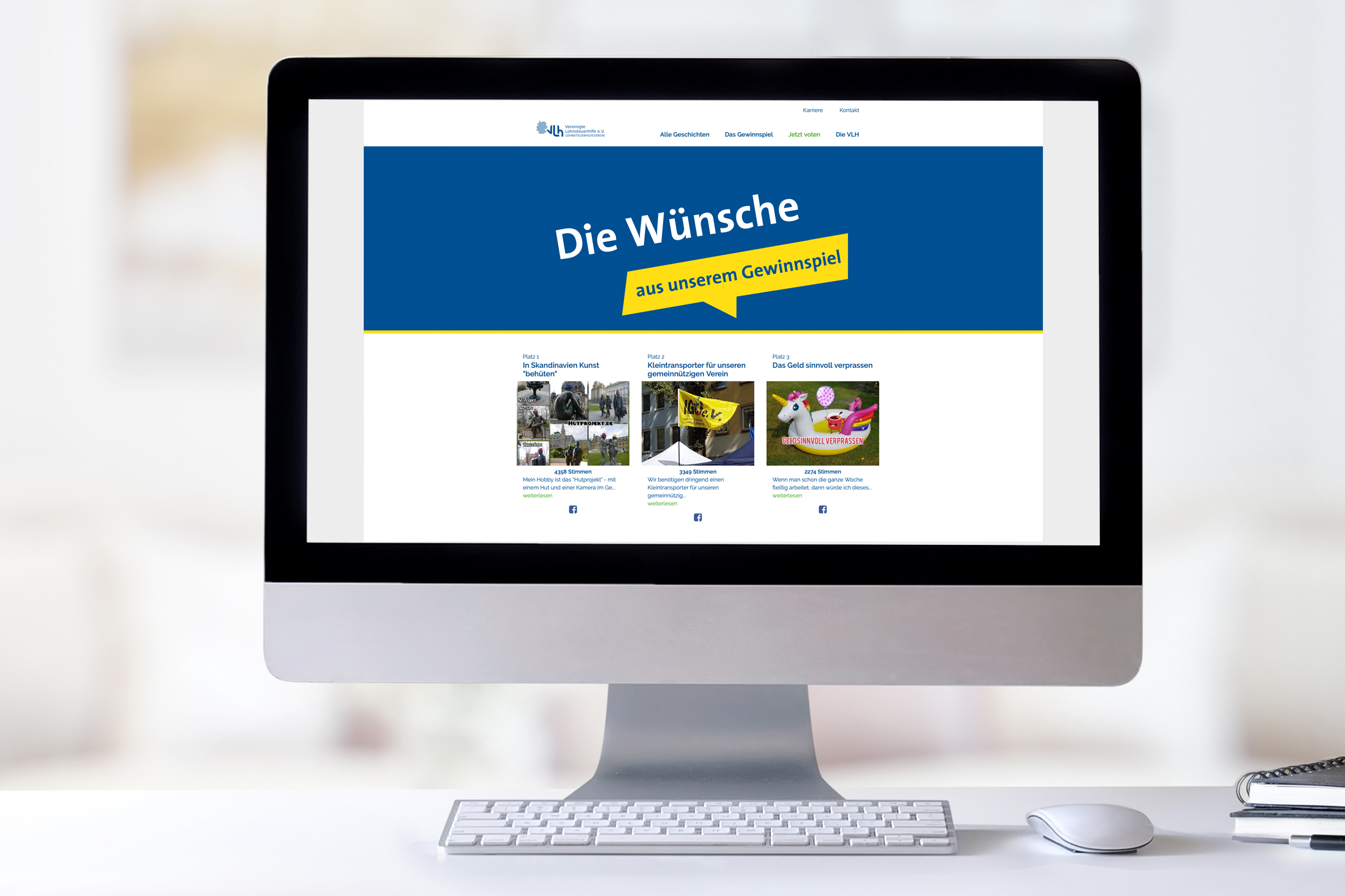 VLH – Gewinnspiel-Microsite