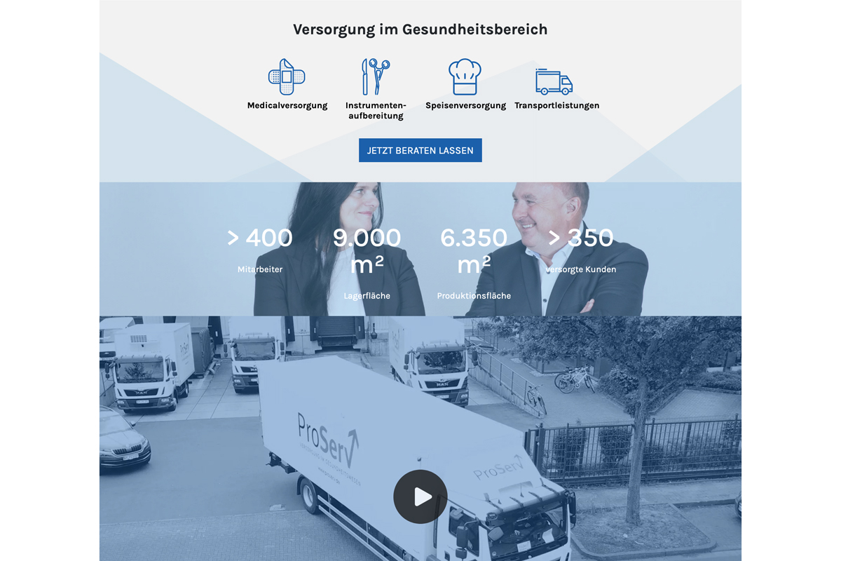 ProServ Management GmbH – Website