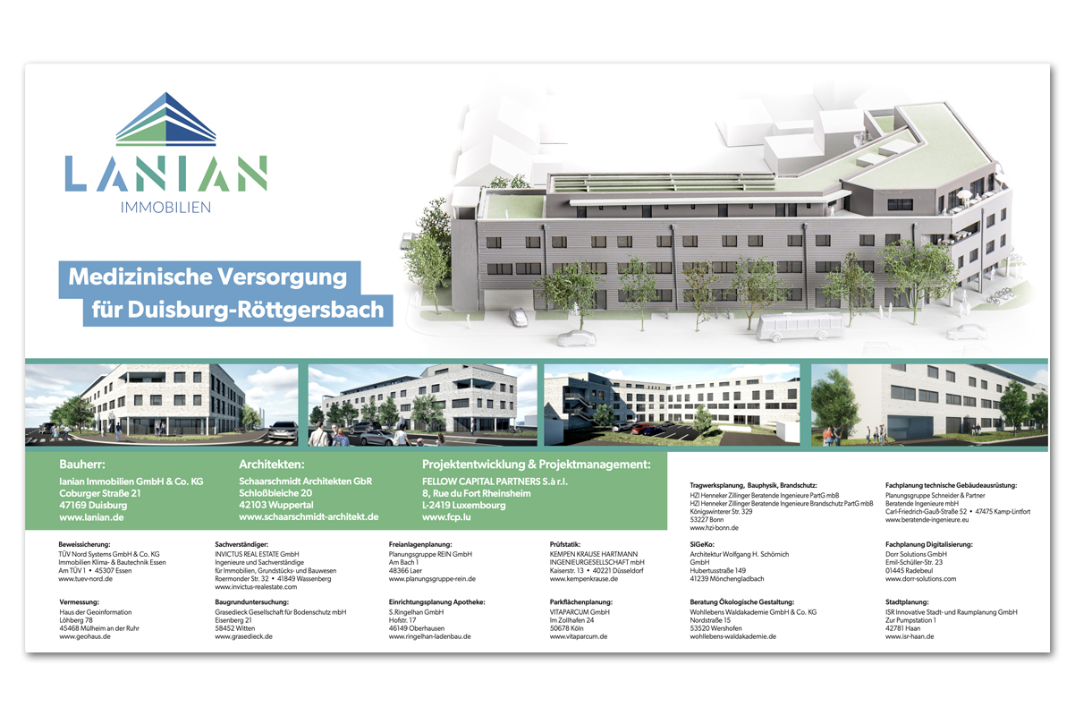 lanian Immobilien GmbH – Vitalum Bauschild