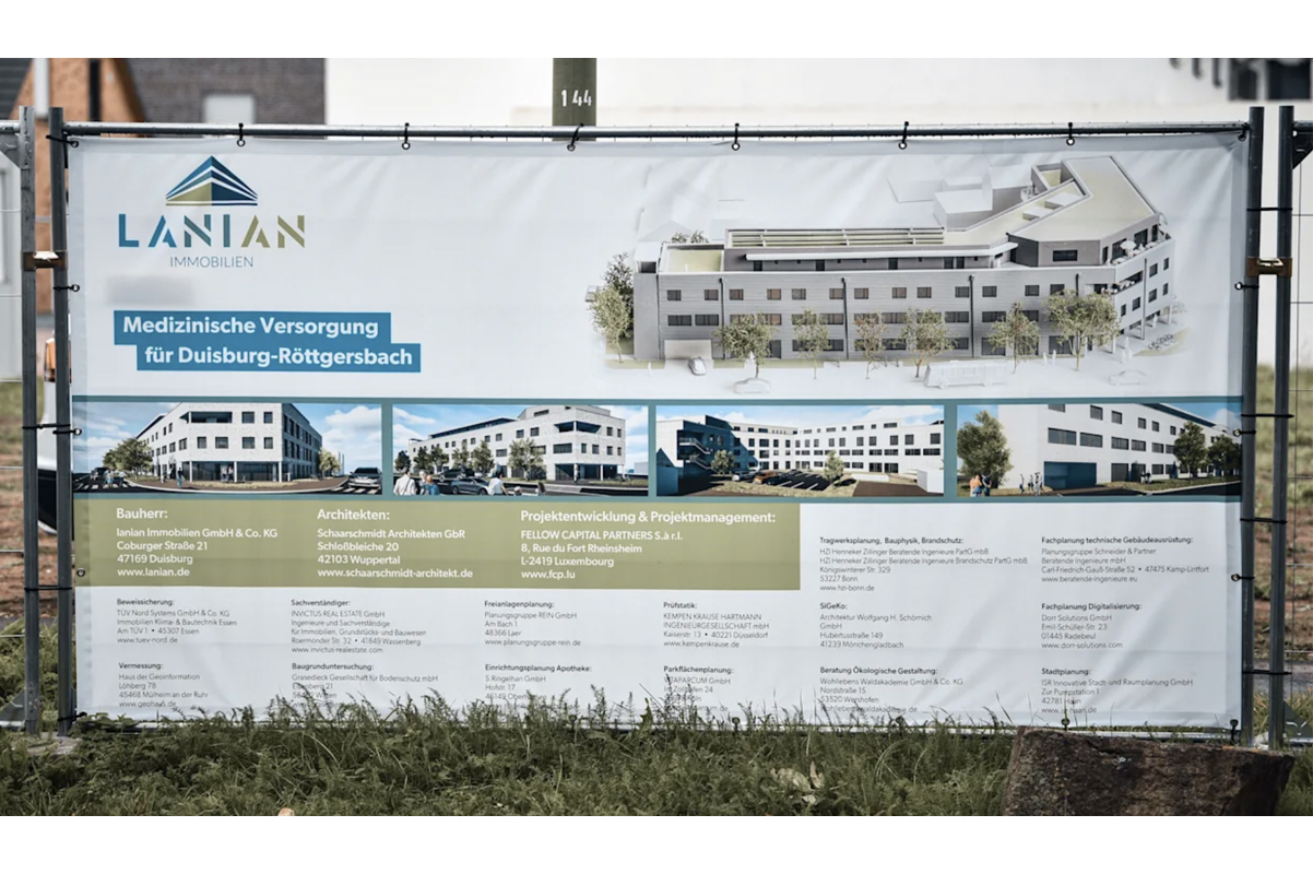 lanian Immobilien GmbH – Vitalum Bauschild
