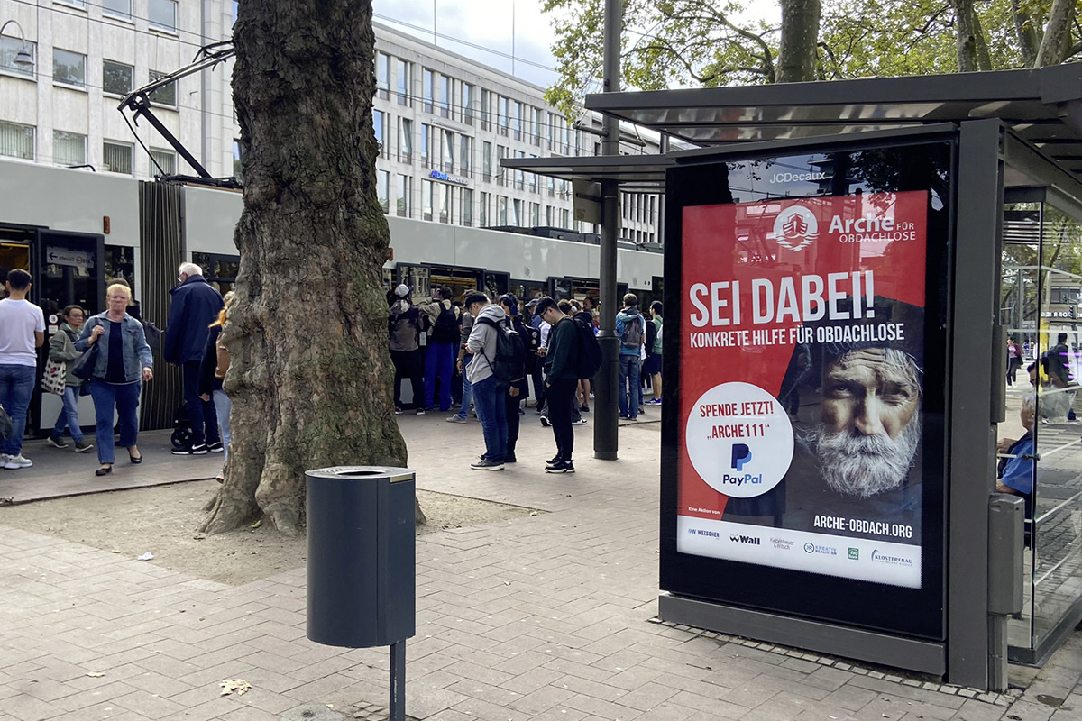 Arche für Obdachlose – Fortführung der Kampagne gegen Obdachlosigkeit