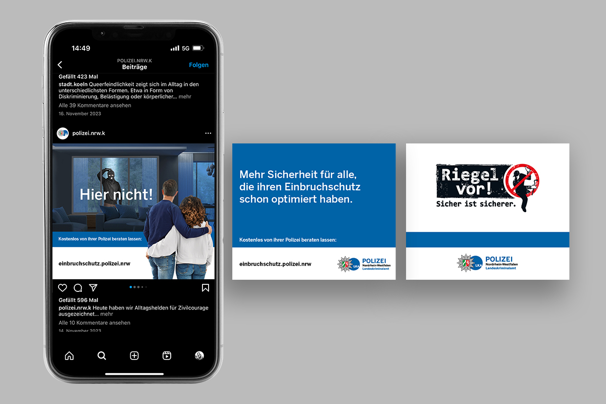 Landeskriminalamt NRW – Präventationskampagne Einbruch