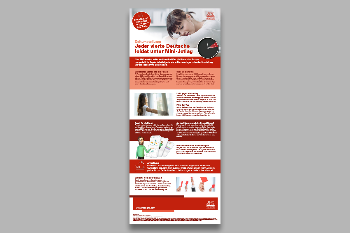 GHS – Factsheet Zeitumstellung