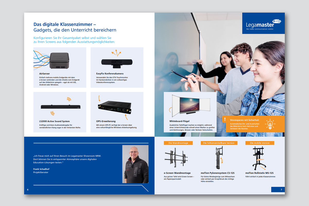 Legamaster GmbH – Produktbroschüre Digitalpakt