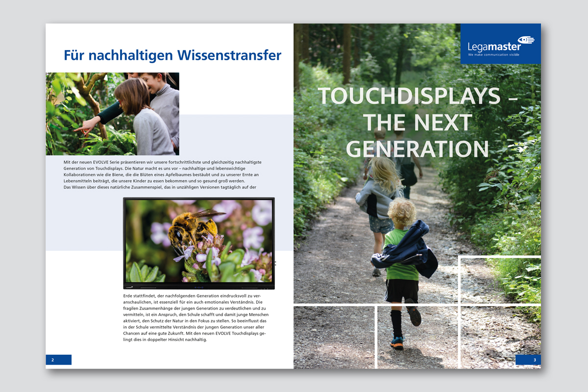 Legamaster GmbH – Broschüre Nachhaltigkeit