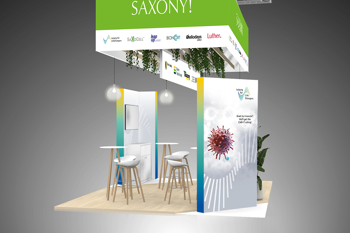 Leipzig for LifeChangers – Messestand BIO-EUROPE 2025