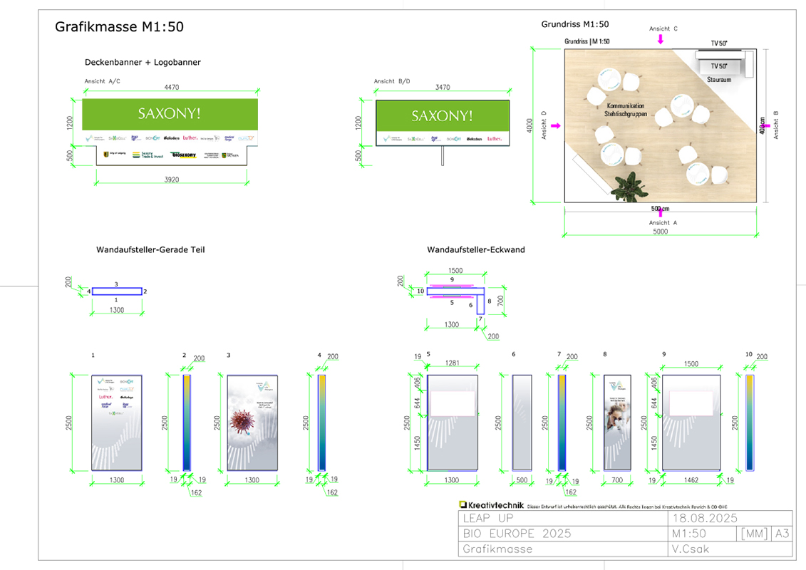 Leipzig for LifeChangers – Messestand BIO-EUROPE 2025